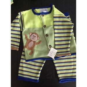 NEW ZACKALI 4 KIDS SZ 2 MONKEY SET With Tags (T2) 0100